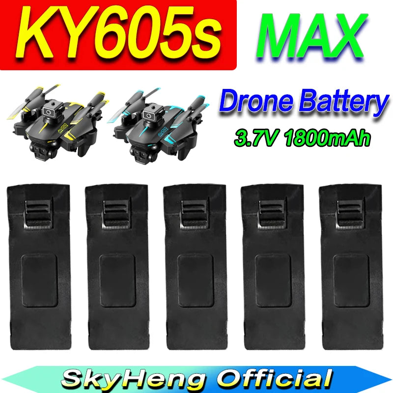 Batterie originale pour Drone KY605S Max, 3.7V, 1800mAh, pour KY605S RC Quadcopte, accessoires et pièces
