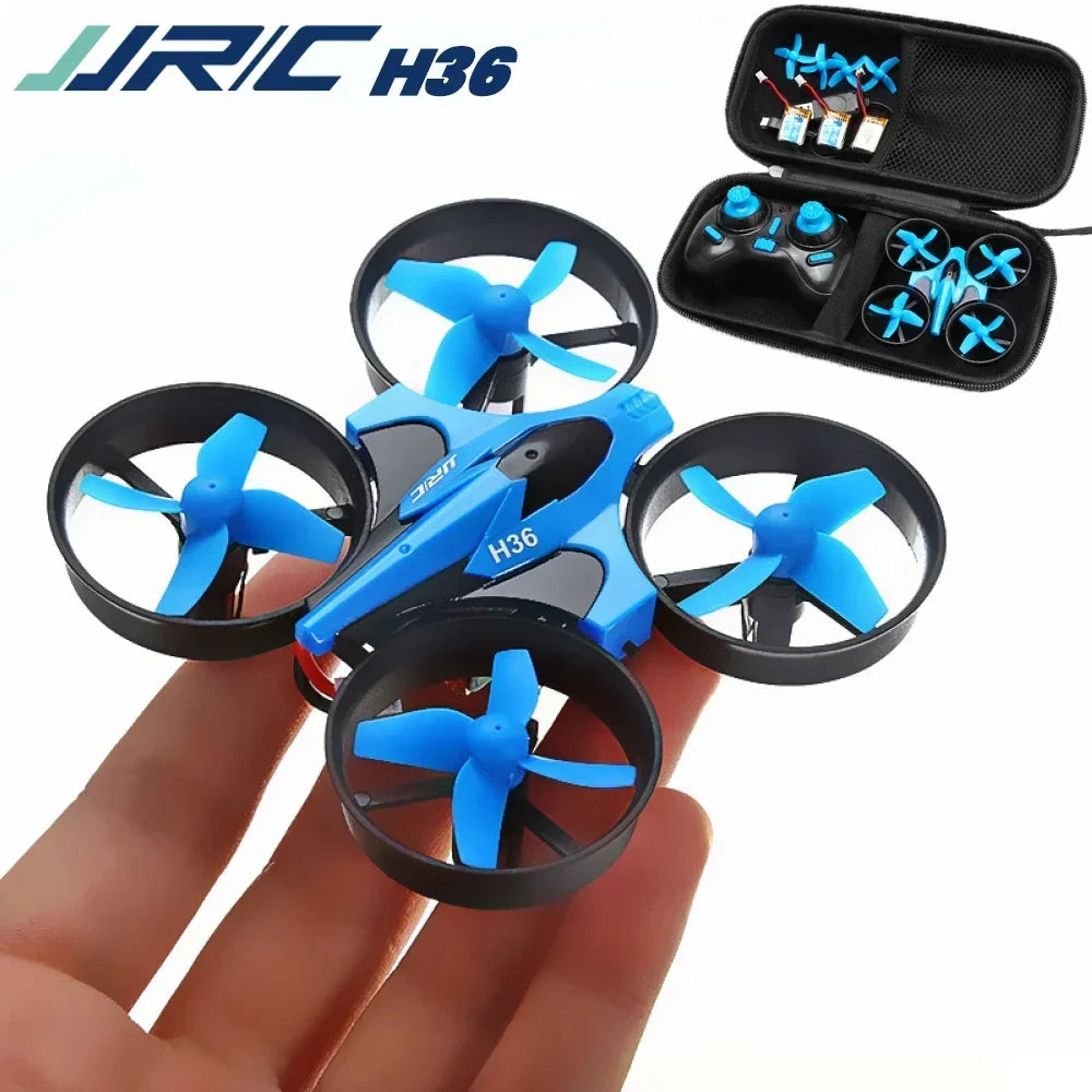 Mini Drone JJRC H36 4ch télécommandé pour enfants, hélicoptère, jouet quadrirotor, mode sans sauna, 6 axes, rotation à 360 °