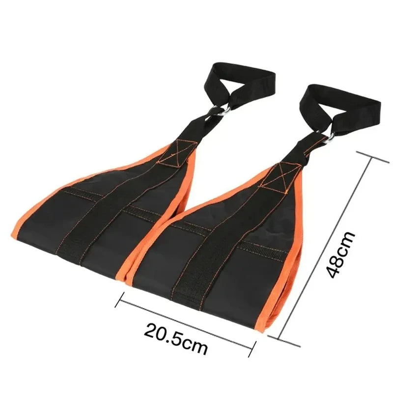 Bandes d'Aide Musculaire Abdominale pour Homme, 1 Paire, Entraînement en Porte-à-faux, Ceinture de Face, Aide à la Musculation