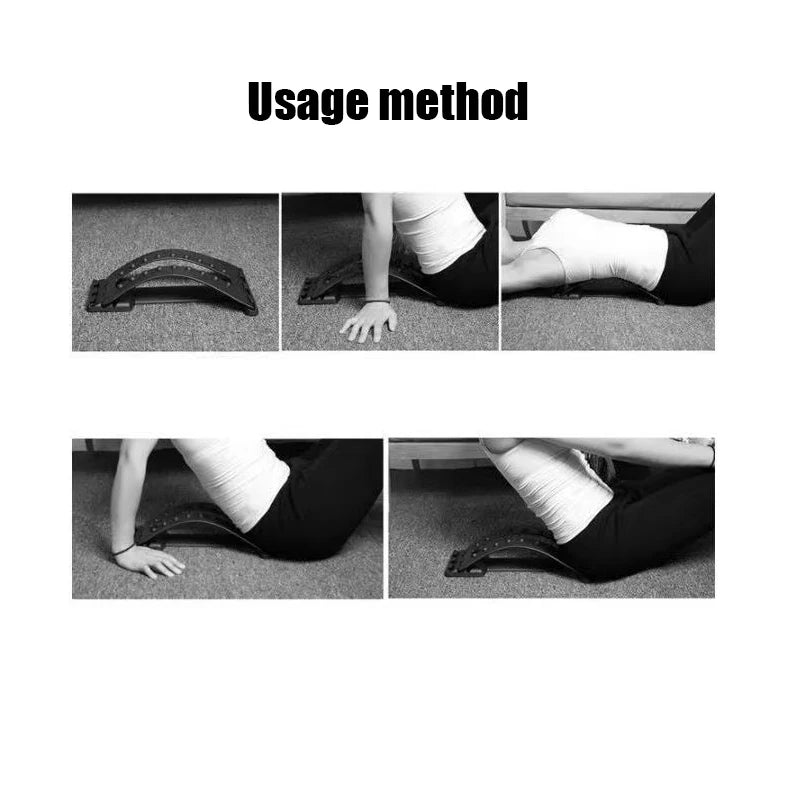 Back Stretcher Stretching Back Massage Fitness Lumbar Support Spine Relaxation