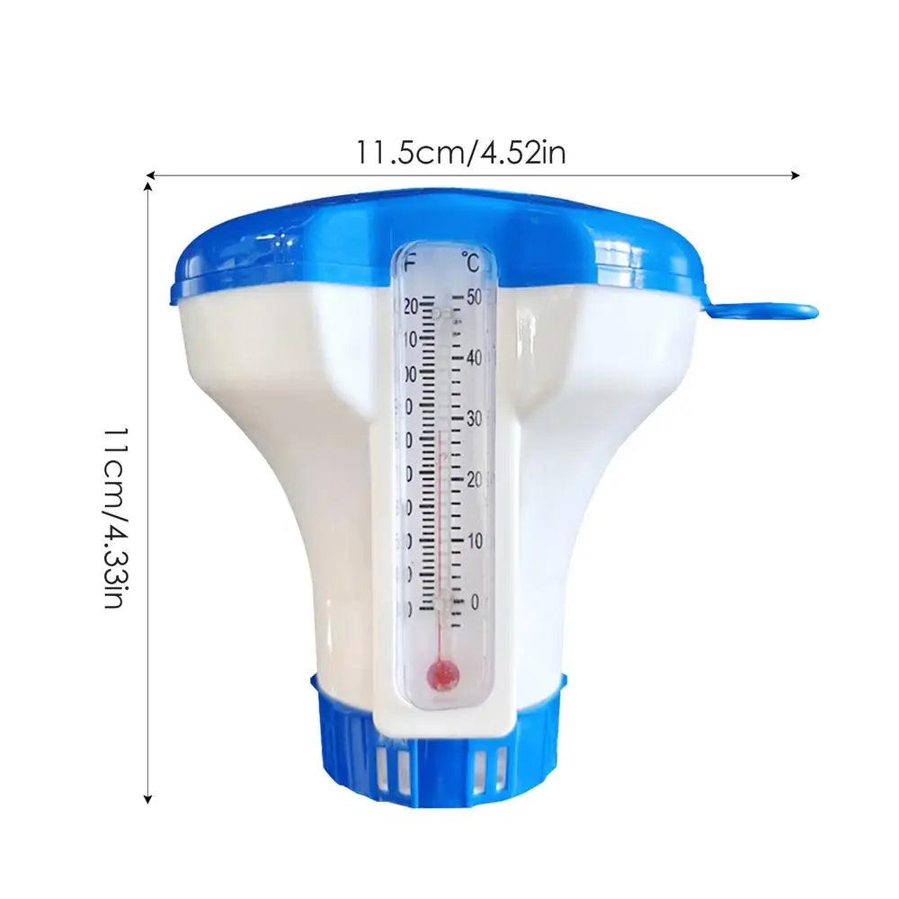 Schwimmender Pool-Diffusor, Chemikalienspender, kombiniert, automatische Dosierung von Tabletten, 12,7 cm 