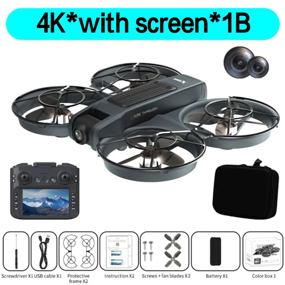 X226/X226VR Drone télécommandé professionnel 5G WIFI RC Drone quadrirotor évitement d'obstacles 8K HD double caméra FPV Mini jouets