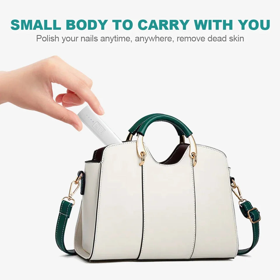 Perceuse à ongles électrique, kit manucure et pédicure portable