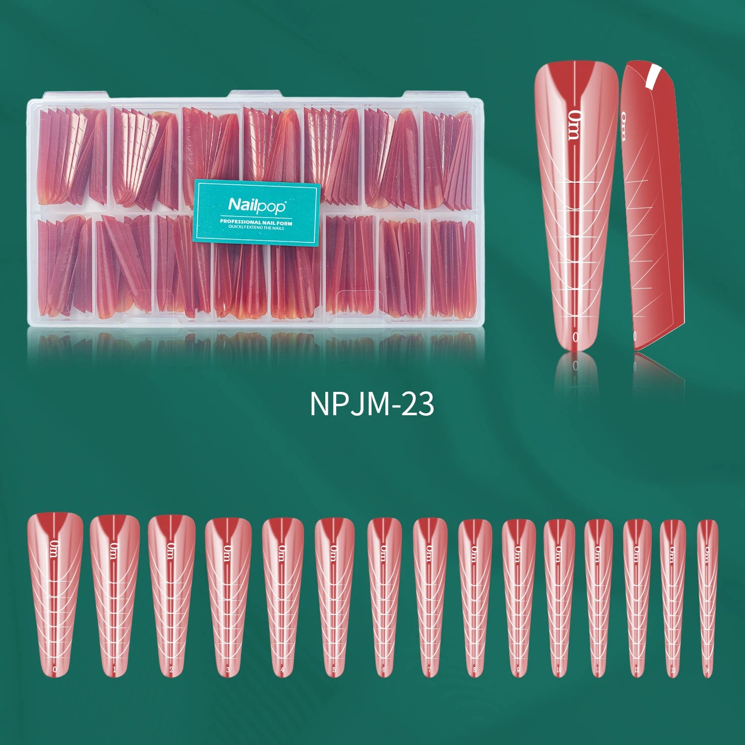 Effet Manucure Française Rapide, Réutilisables - Nailpop Formes Doubles pour Ongles 150 pièces