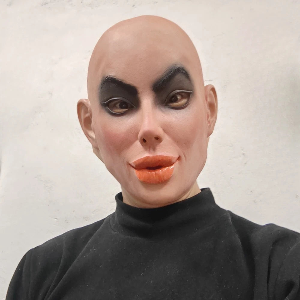 Rubber and latex mask, theme party accessory