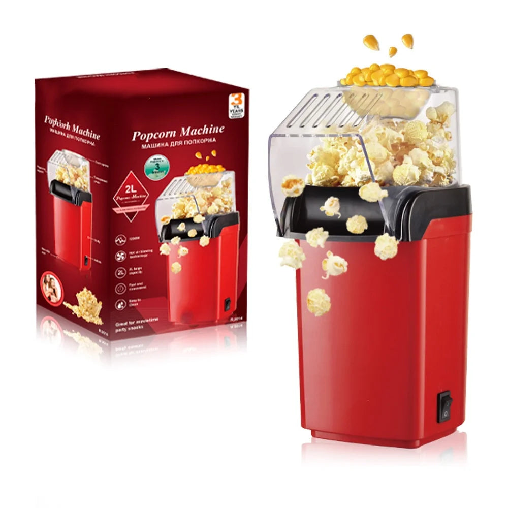 Fully Automatic Electric Popcorn Maker Mini Popcorn Machine Household Appliances Home Kitchen 220V