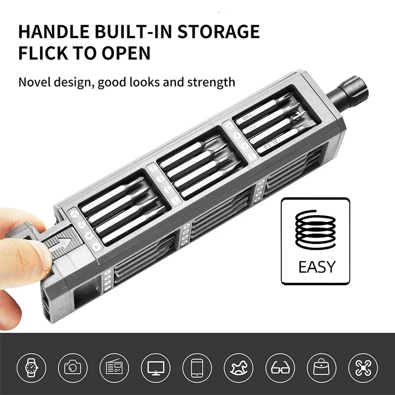 Precision Screwdriver Set 8 32 43 46 in 1 Torx Hex Phillips Magnetic Screwdriver Bit Phone Watch Laptop Mini Repair Tool Set 