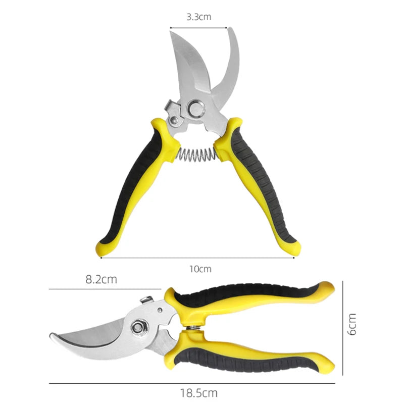 Professional Sharp Garden Pruning Shears, Tree Cutter, Sectional Neck Hand Cutter, Garden Beak Scissors, Bypass