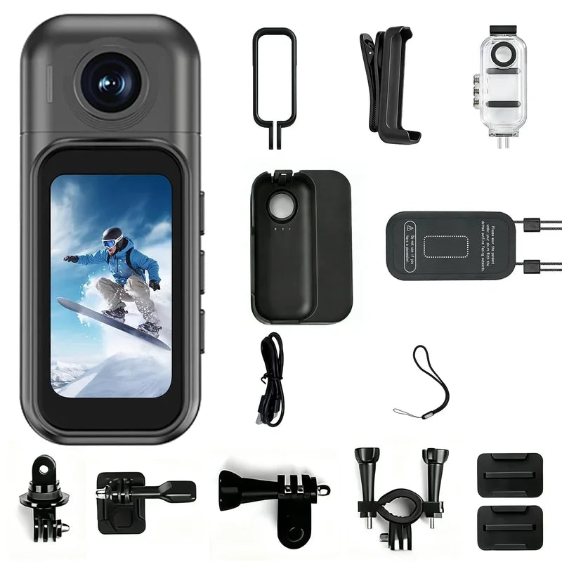 Mini Caméra Kaysunlink H91 – Casque, Guidon, Sport et Plongée