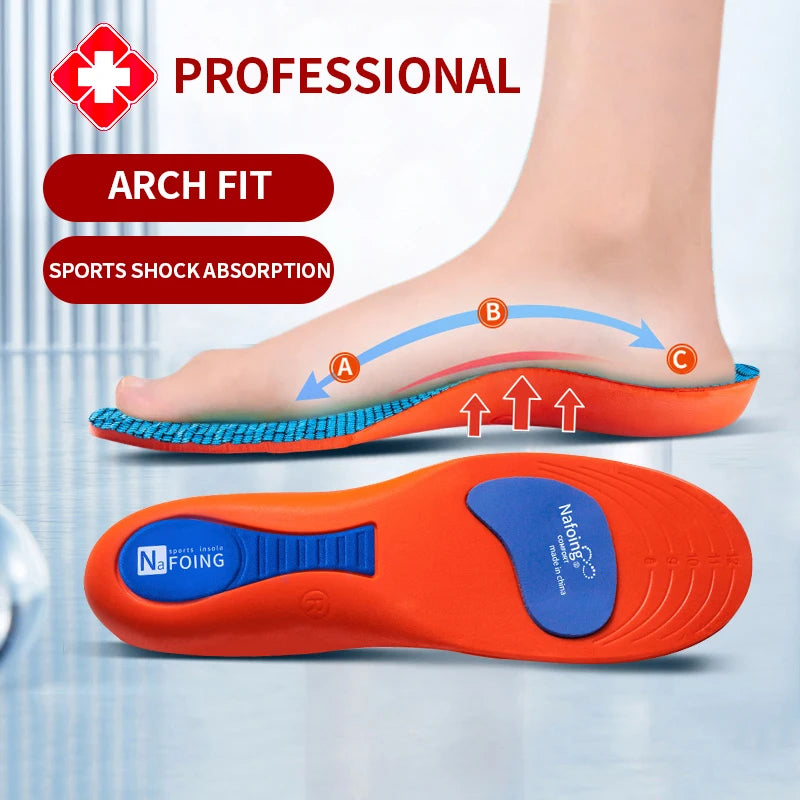 Orth4WD Insoles for Men and Women, Breathable, Shock Absorption, for Running, Basketball