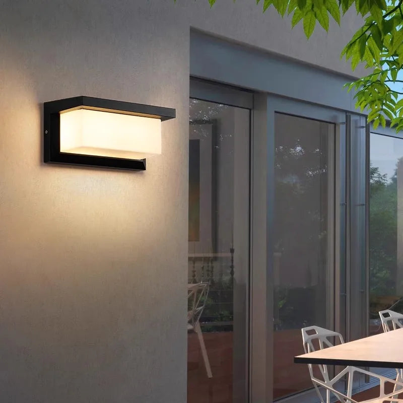 Waterproof LED Outdoor Lighting with Motion Sensor, Radar, Exterior Light, Porch, Yard, Garden, IP65