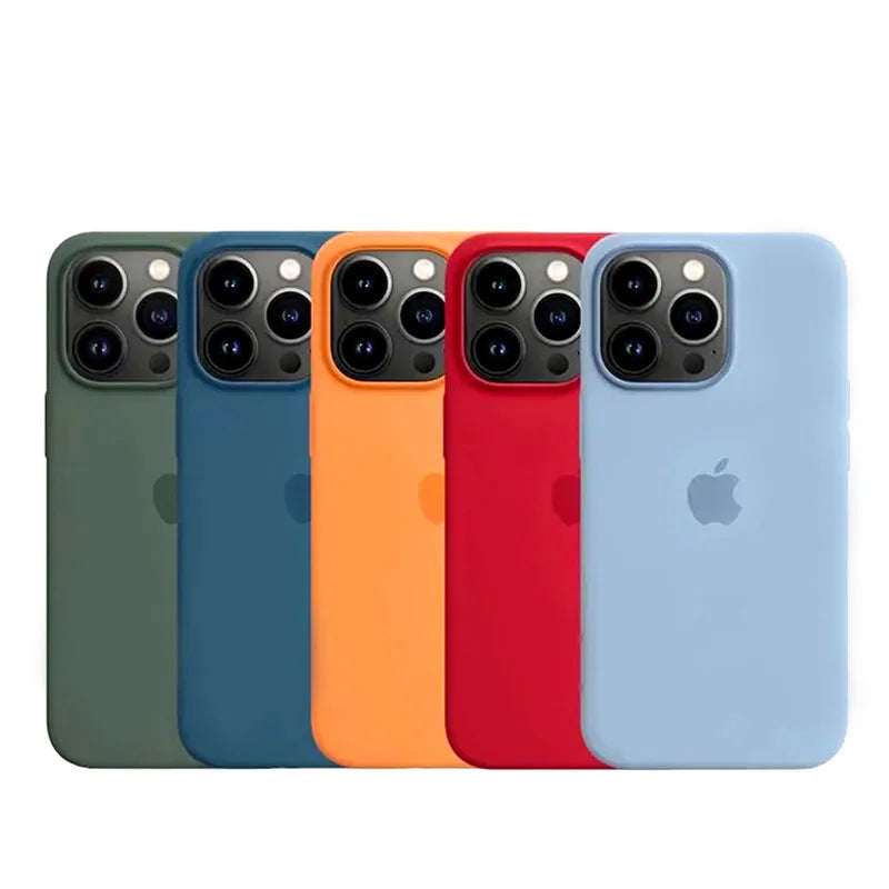 Flüssige Silikon-Handyhülle für iPhone 12 Pro Max, 11 Pro Max, 12 Pro, 11 Pro, 12 Mini, 11, 12