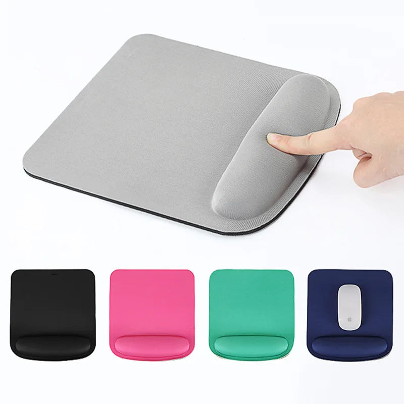 Ergonomic Computer Gaming Mouse Pad, Solid Wrist Rest, Comfortable Mouse Pads, Desk Accessories