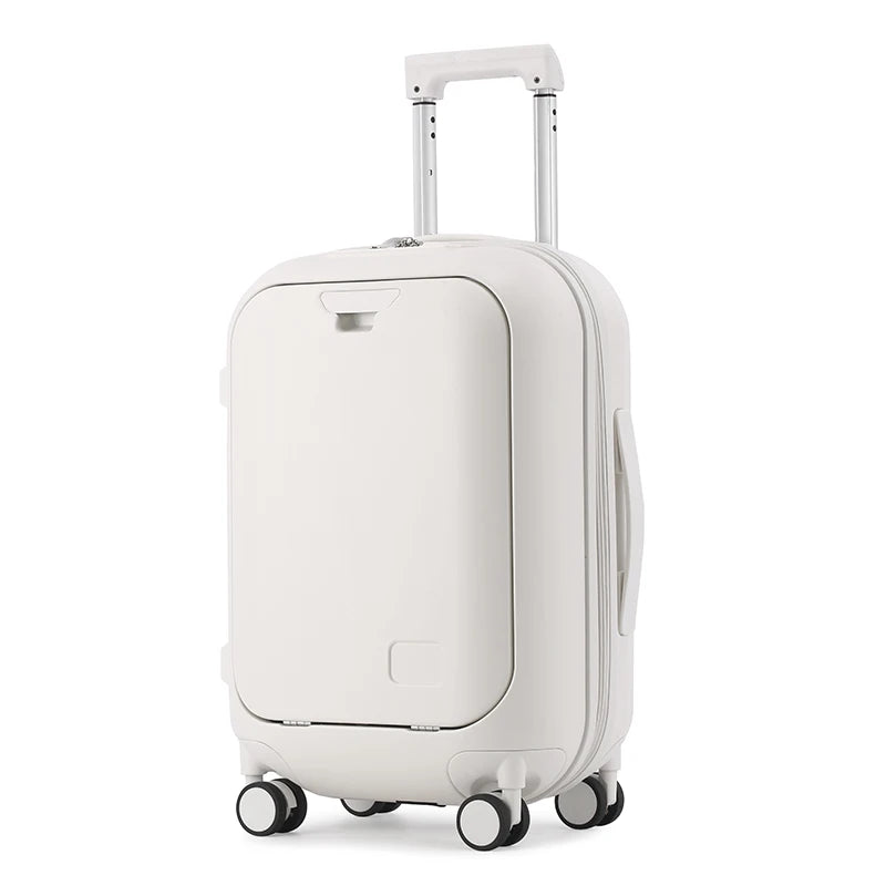 Valise SUSHIMU – Poche avant pour ordinateur portable, bagage à main 18, 20 et 24 pouces