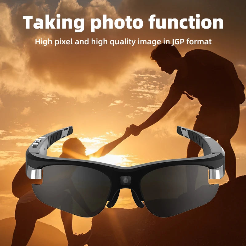 Lunettes de Soleil Intelligentes VG32 – Caméra FPV 1080P POV pour Cyclisme et Vlogging