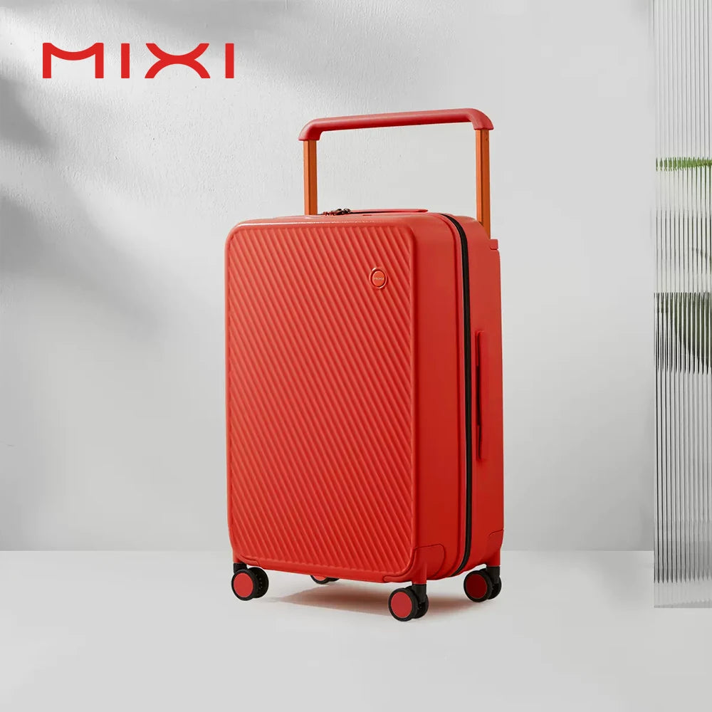 Valise Mixi M9276 – Bagage rigide à roulettes avec poignée large, PC, serrure TSA, 20 et 24 pouces, unisexe