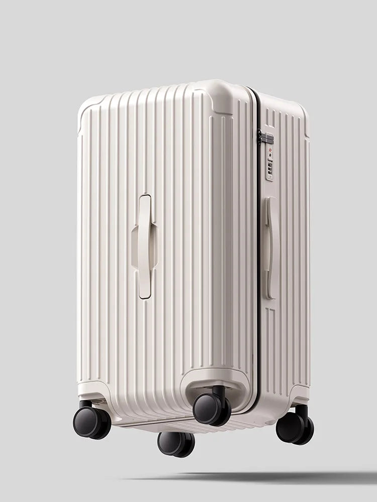 Valise rigide en PC SUSHIMU – bagage à roulettes avec cadre en plastique, 20, 24, 26 et 28 pouces