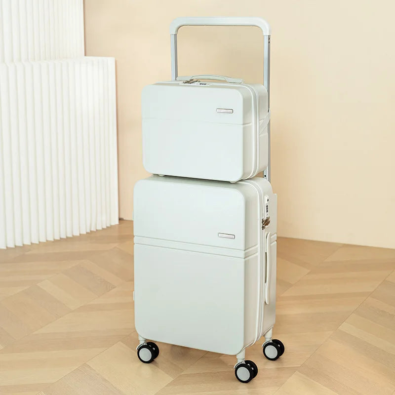 Valise SUSHIMU – Voyage hommes et femmes, 20, 24 et 26 pouces, cadre en aluminium, serrure TSA