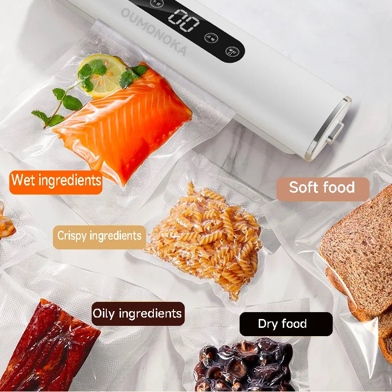 Thermoscelleuse sous vide professionnelle pour aliments et emballage de cuisine OUMONOKA –
