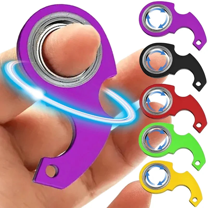 Creative Fidget Spinner Keychain for Adults and Kids 