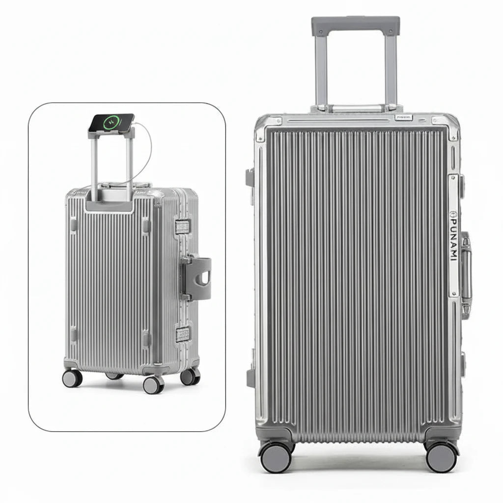 Valise à large poignée SUSHIMU – valise de voyage 20, 24 et 26 pouces pour hommes et femmes