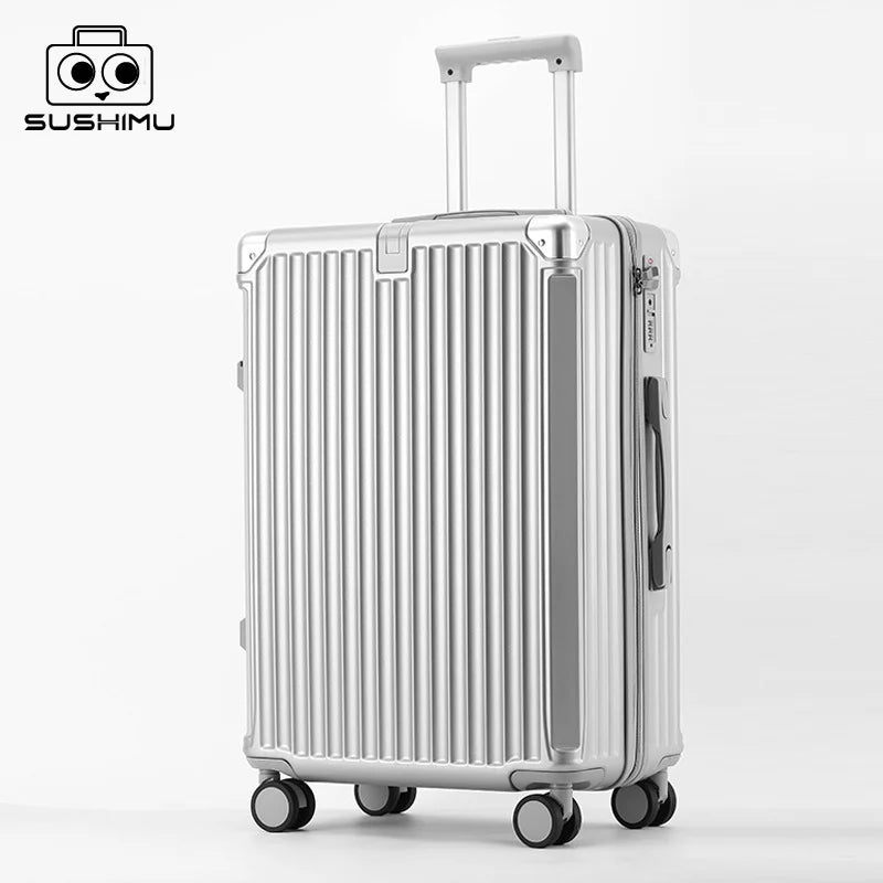 Valise rigide en PC avec cadre renforcé SUSHIMU – bagage à roulettes, 20, 24 et 28 pouces