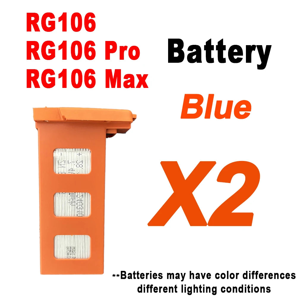 Batterie originale 7.4V 3800mAh pour Drone RG106 Pro – Batterie de remplacement RC