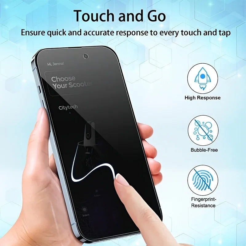 Film en verre trempé pour iPhone – Protection écran et lentille