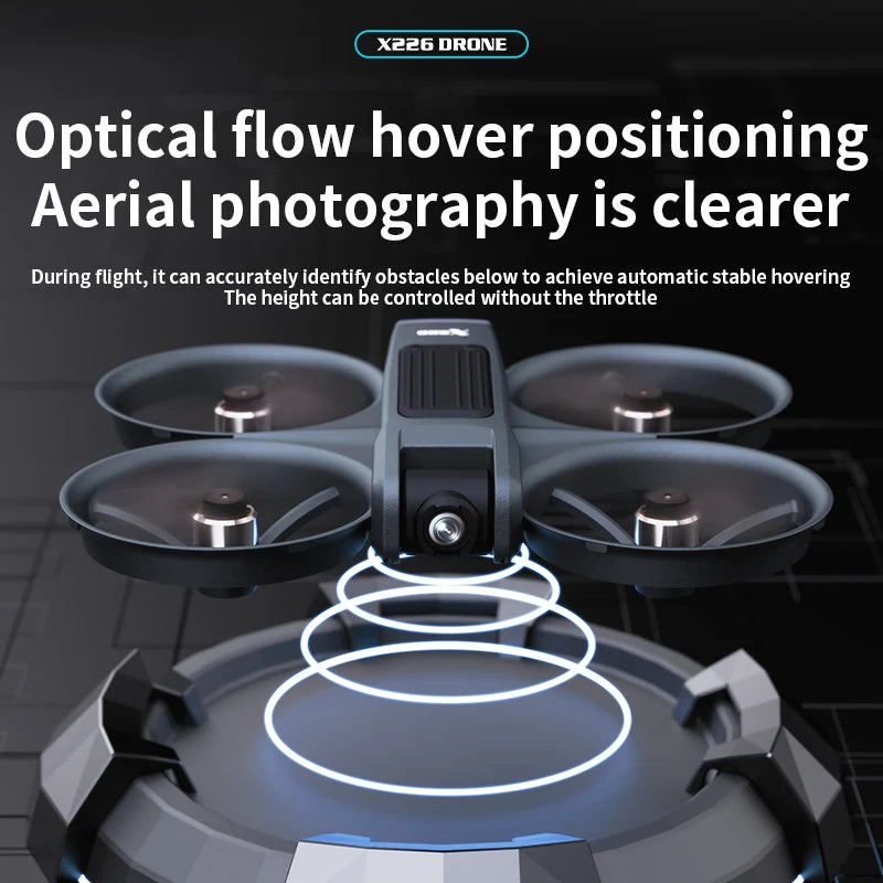 Xiaomi Mijia X226 Drone with Remote Control, 5G WiFi RC, HD Quadcopter with Dual FPV Cameras, Mini Toy Drone 