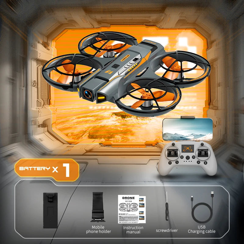 Drone de Course A21 2026 – 4K HD, Moteur Sans Balais, WIFI FPV, Flux Optique, Design Mecha, Quadrirotor jouet RC