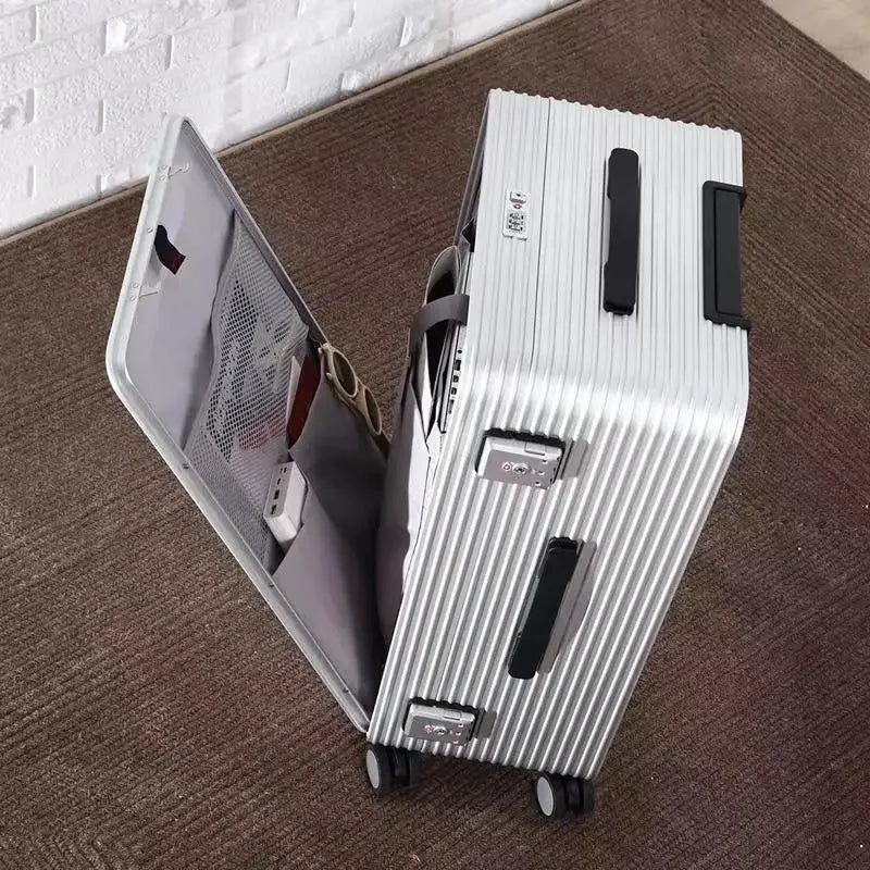 Valise SUSHIMU – Aluminium étanche avec roulettes, cabine 20, 24 et 26 pouces