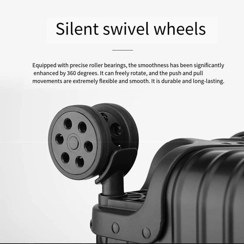 Valise télescopique en alliage d’aluminium et de magnésium – bagage rigide à roulettes, 20, 22, 24, 26 et 29 pouces