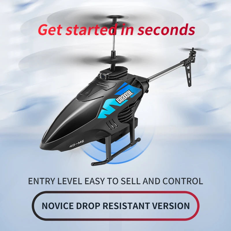 Drone Mini M6 Pro 4K HD, Détection de Gestes, Hélicoptère RC Quadricoptère, Jouet Télécommandé pour Enfants