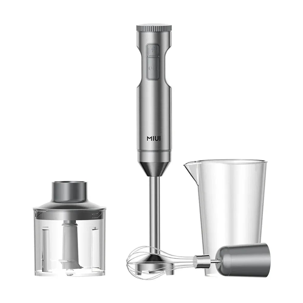 Blender, Stainless steel blender, 1000 ml capacity container, 700 ml capacity container with sickle blade, whisk, 4 in 1, 500 W 