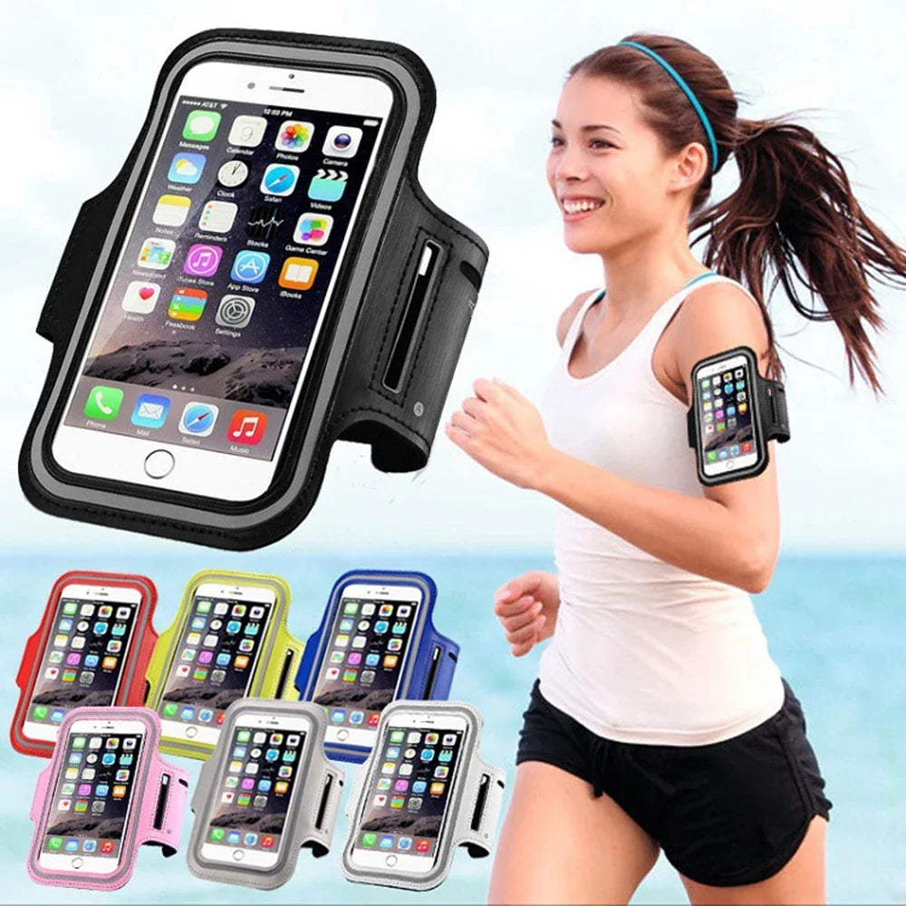 Outdoor Sports Cell Phone Armband Smartphone Holder Cases for Samsung iPhone 5-7"