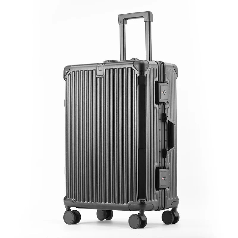 Valise rigide en PC + ABS avec cadre en aluminium SUSHIMU – bagage à roulettes avec verrouillage TSA, 20, 24 et 26 pouces