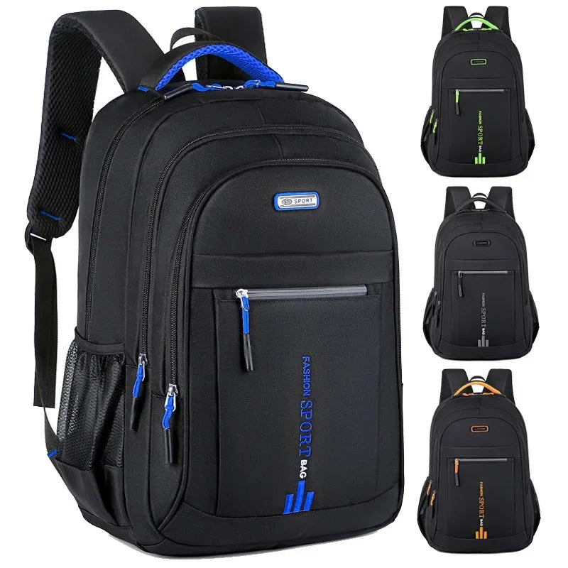 Wasserdichter Oxford-Rucksack für Herren, Computertasche, lässiger Reiserucksack, Gymnasiast, Schultasche 