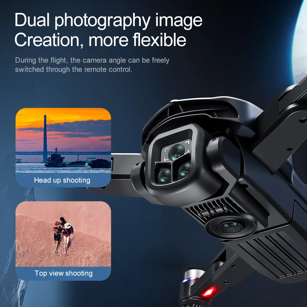 Drone Xiaomi MIJIA V188MAX – 8K Professionnel, Photographie Aérienne, Télécommande Écran 4,3", Quadcopter Pliable
