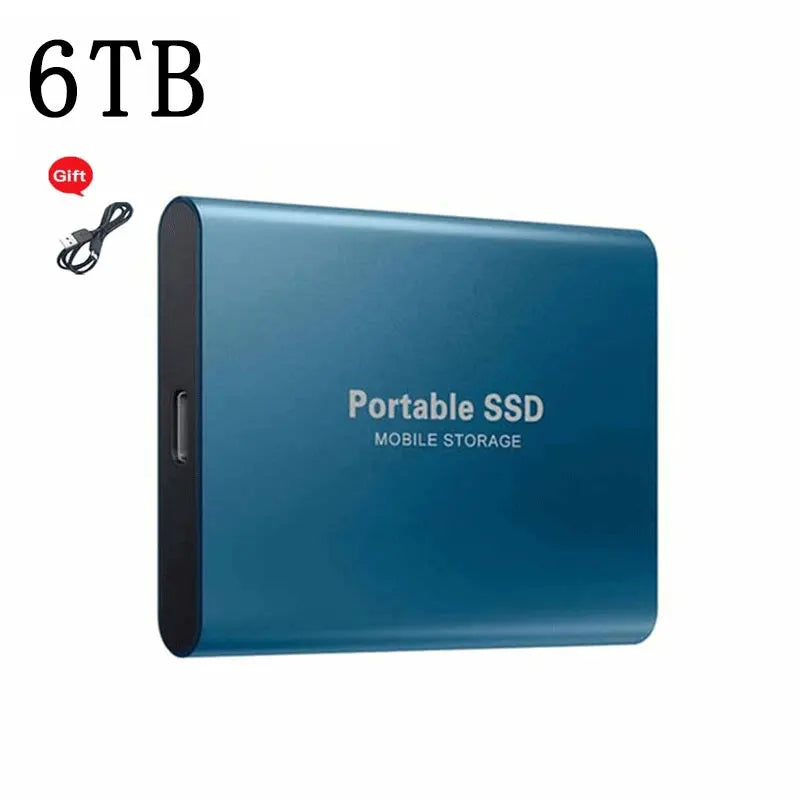 Disque Dur Externe Portable SSD 2 To, 4 To, 16 To, USB Type-C 3.0, Haute Vitesse, 8 To