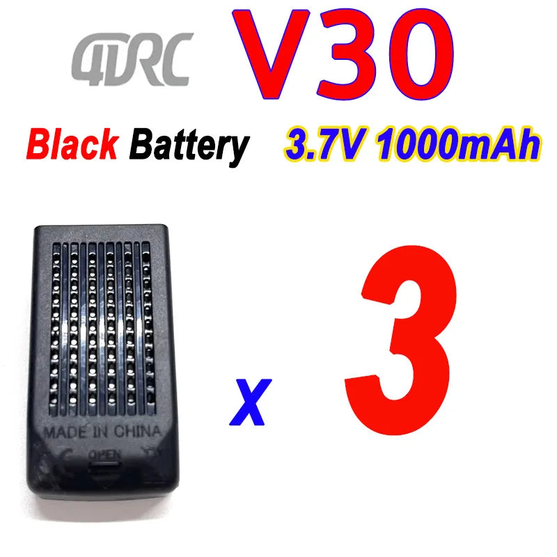Batterie originale 4DRC V30 3.7V 1000mAh pour Mini Drone RC