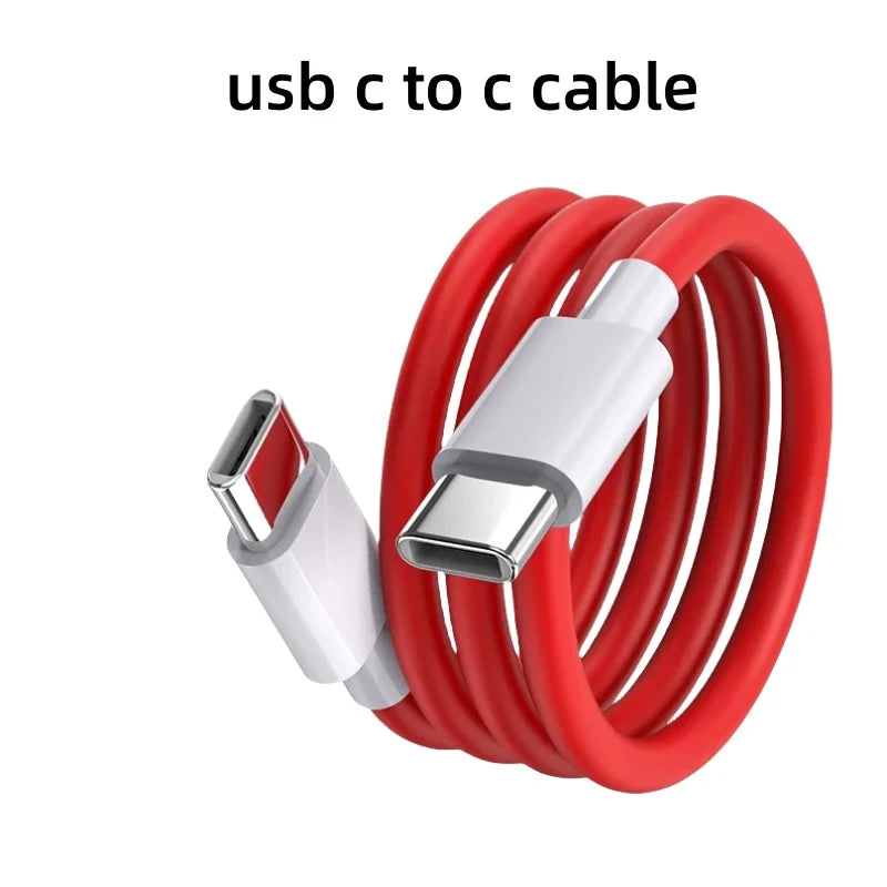 Câble USB-C OnePlus – charge rapide SuperVOOC 80W / 100W – OnePlus 13, 12, 11, 10T, Nord CE 4, 10 Ace 3 Pro