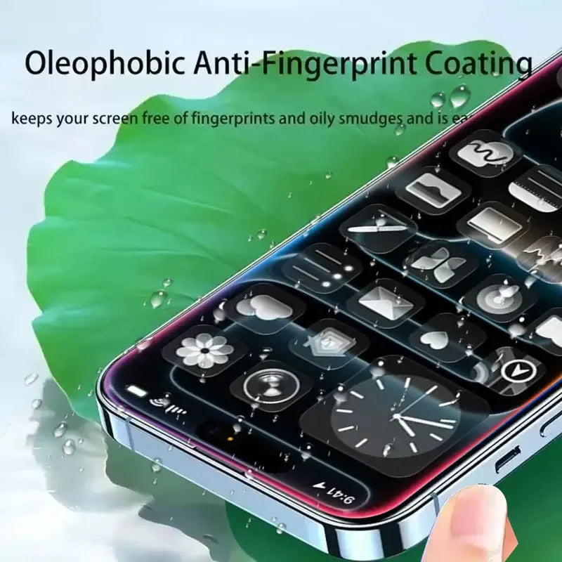 Protecteur d’écran 9D en verre trempé KENNAGE – couverture complète (iPhone)