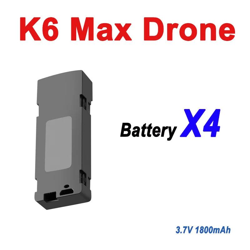Batterie de rechange pour drone K6 Max – 3,7V 1800mAh