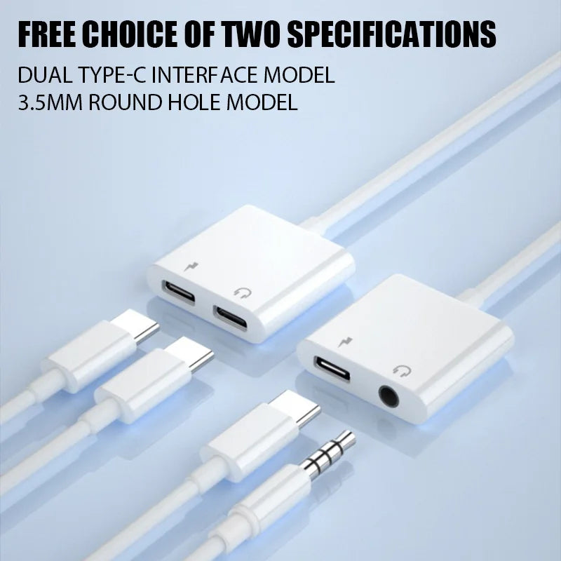 Adaptateur OTG pour prise casque de Type C à 3.5mm, pour iPhone 15 Pro, chargeur rapide pour Samsung Xiaomi One Plus, connecteur USB C, câble Aux