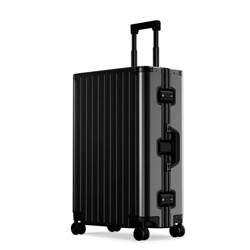 Valise tout en alliage d’aluminium et de magnésium – nouveau modèle 2025, bagage à main pour hommes et femmes, 20 et 24 pouces