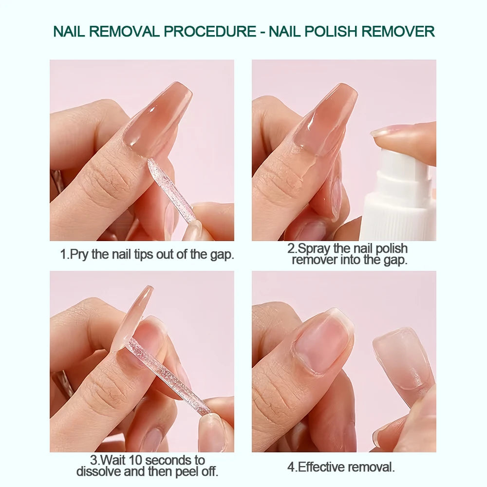 Onglets Adhésifs Nailpop pour Ongles Durcis UV – 240 pièces, 10 feuilles