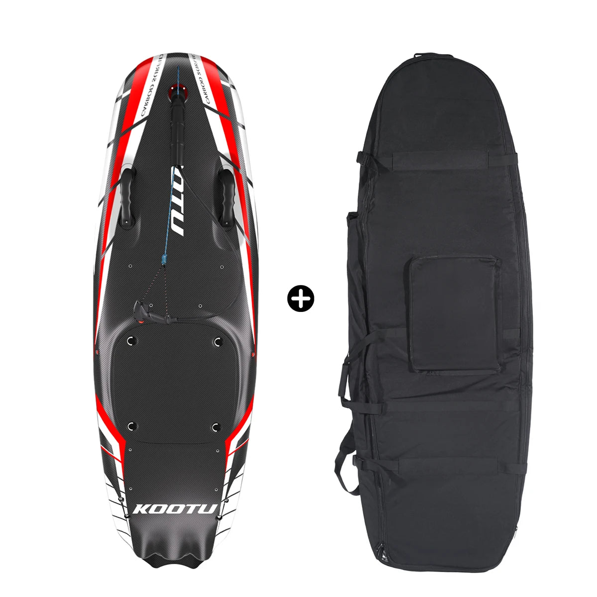 KOOTU surfboards, all carbon fiber surfboards, 109cc gasoline-powered surfboards 