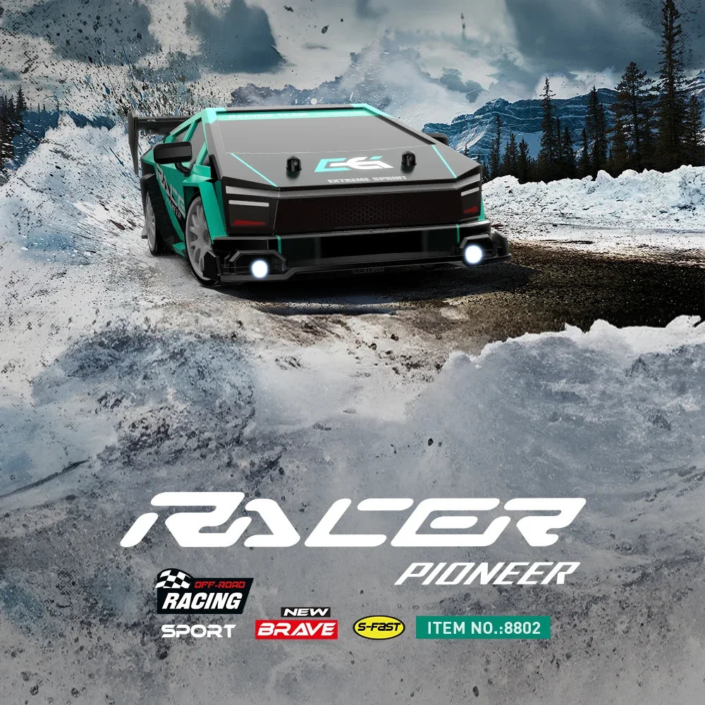 Oike 1:24 télécommande dérive RC voiture 4WD voitures de course à grande vitesse 2.4G modèle de véhicule radiocommandé jouet cadeau pour enfants adultes