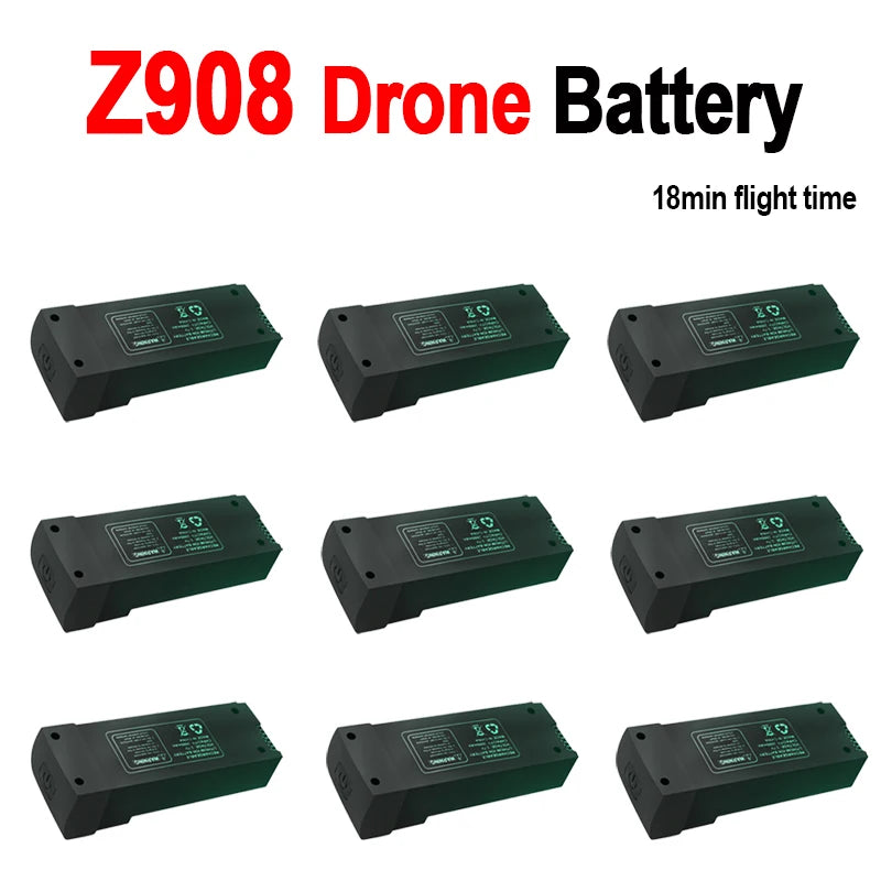 Z908 Pro batterie d'origine 3.7V 2000MAh pour Z908 PRO Drone batterie Z908 hélices Drone quadrirotor accessoire de remplacement