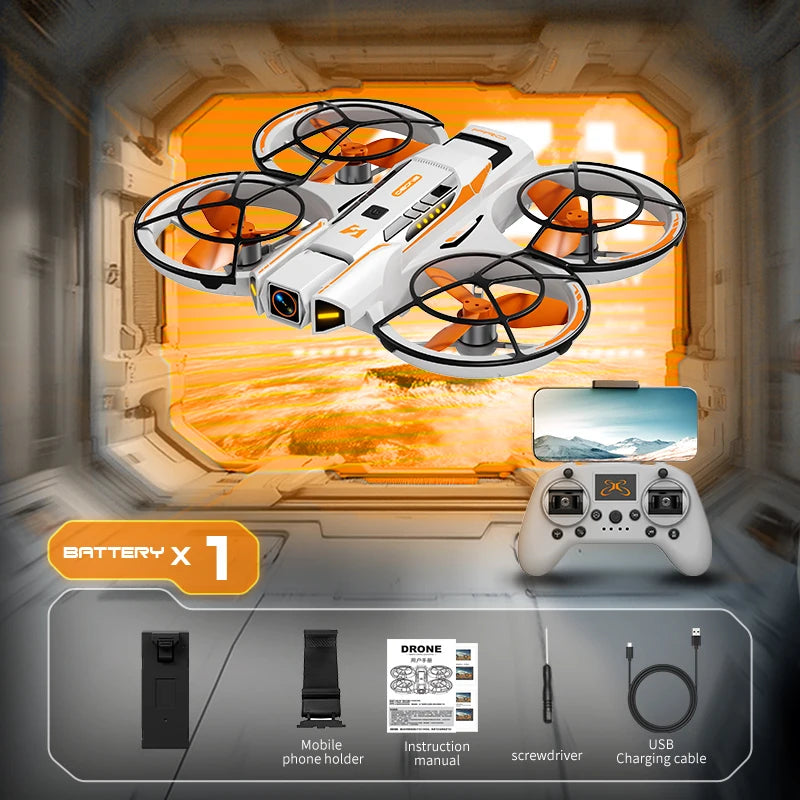Drone de Course A21 2026 – 4K HD, Moteur Sans Balais, WIFI FPV, Flux Optique, Design Mecha, Quadrirotor jouet RC
